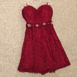 Burgundy Dress